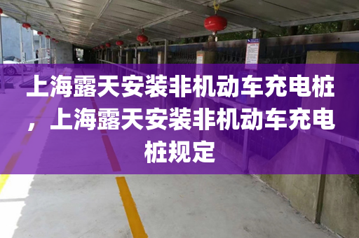 上海露天安装非机动车充电桩，上海露天安装非机动车充电桩规定
