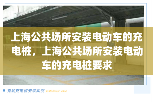 上海公共场所安装电动车的充电桩，上海公共场所安装电动车的充电桩要求