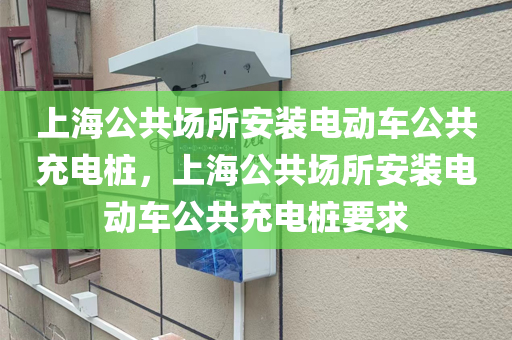 上海公共场所安装电动车公共充电桩，上海公共场所安装电动车公共充电桩要求