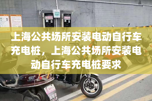 上海公共场所安装电动自行车充电桩，上海公共场所安装电动自行车充电桩要求