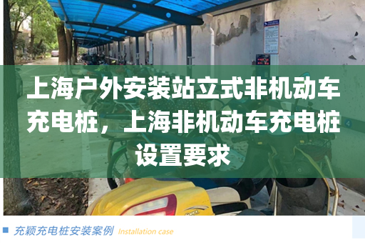 上海户外安装站立式非机动车充电桩，上海非机动车充电桩设置要求