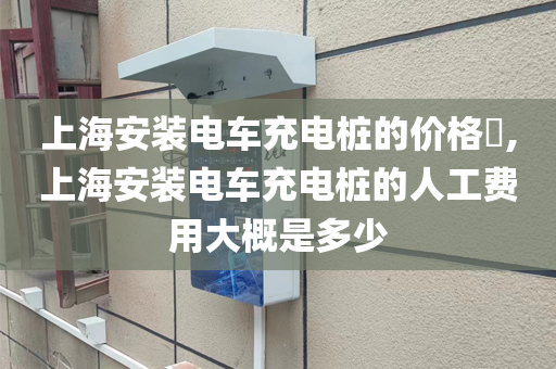 上海安装电车充电桩的价格​,上海安装电车充电桩的人工费用大概是多少