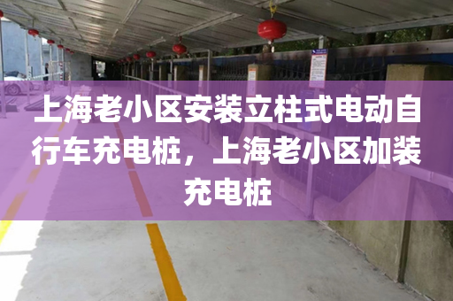 上海老小区安装立柱式电动自行车充电桩，上海老小区加装充电桩