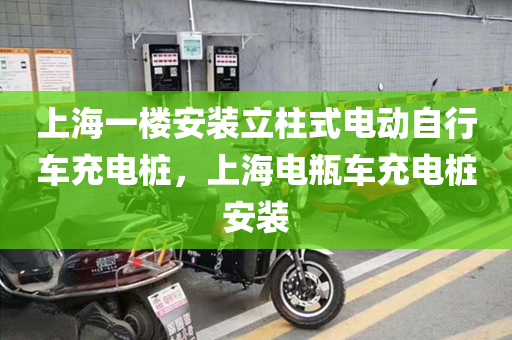 上海一楼安装立柱式电动自行车充电桩，上海电瓶车充电桩安装