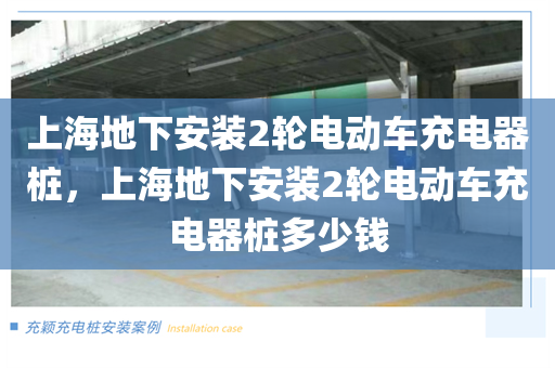 上海地下安装2轮电动车充电器桩，上海地下安装2轮电动车充电器桩多少钱