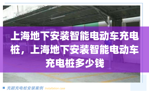 上海地下安装智能电动车充电桩，上海地下安装智能电动车充电桩多少钱
