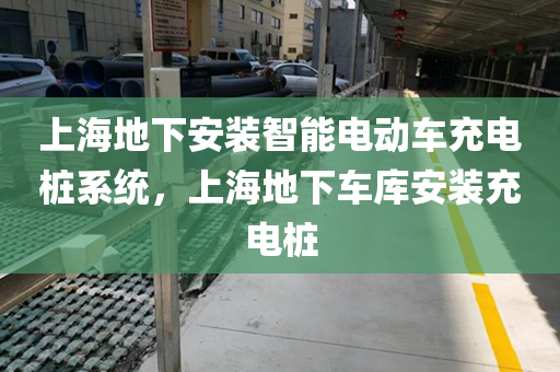 上海地下安装智能电动车充电桩系统，上海地下车库安装充电桩