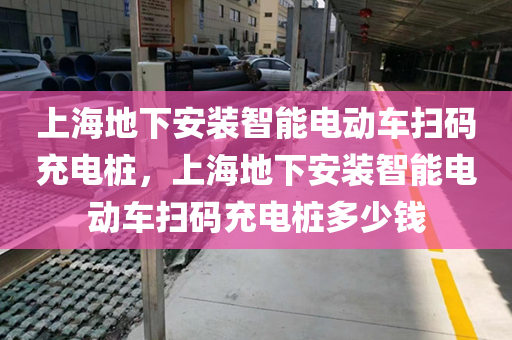 上海地下安装智能电动车扫码充电桩，上海地下安装智能电动车扫码充电桩多少钱