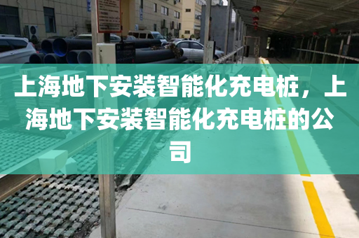 上海地下安装智能化充电桩，上海地下安装智能化充电桩的公司