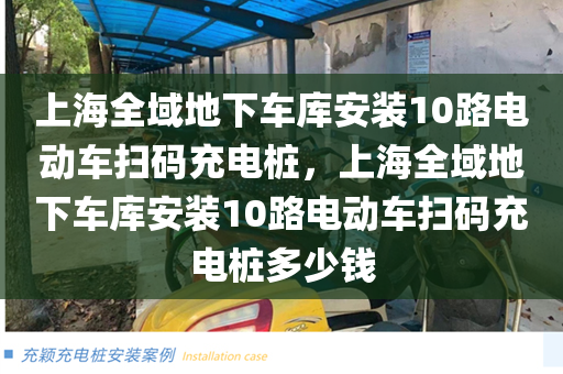 上海全域地下车库安装10路电动车扫码充电桩，上海全域地下车库安装10路电动车扫码充电桩多少钱