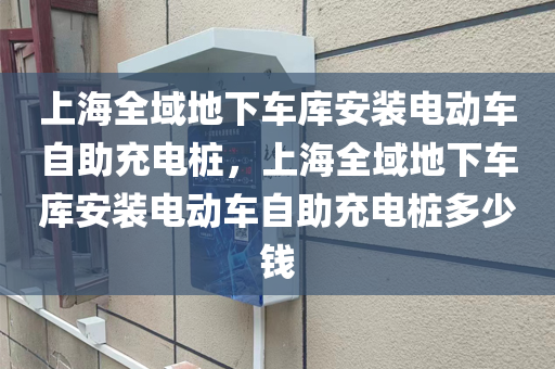 上海全域地下车库安装电动车自助充电桩，上海全域地下车库安装电动车自助充电桩多少钱
