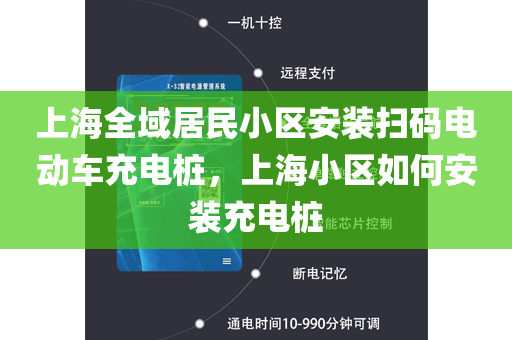 上海全域居民小区安装扫码电动车充电桩，上海小区如何安装充电桩