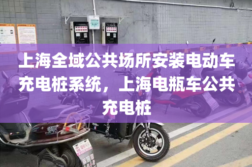 上海全域公共场所安装电动车充电桩系统，上海电瓶车公共充电桩
