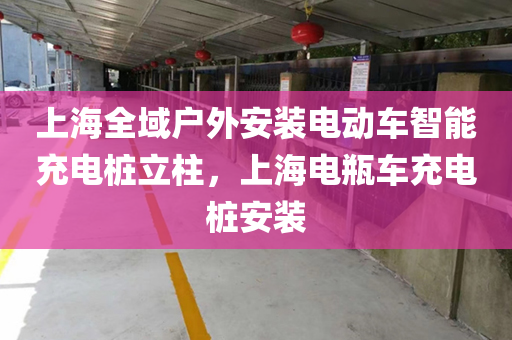 上海全域户外安装电动车智能充电桩立柱，上海电瓶车充电桩安装