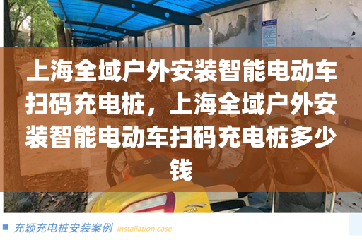 上海全域户外安装智能电动车扫码充电桩，上海全域户外安装智能电动车扫码充电桩多少钱