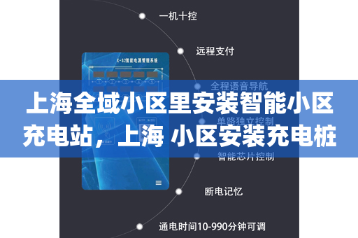 上海全域小区里安装智能小区充电站，上海 小区安装充电桩