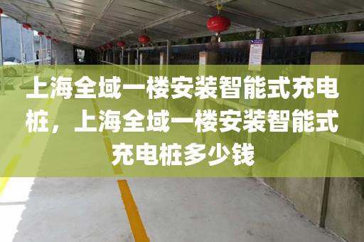 上海全域一楼安装智能式充电桩，上海全域一楼安装智能式充电桩多少钱
