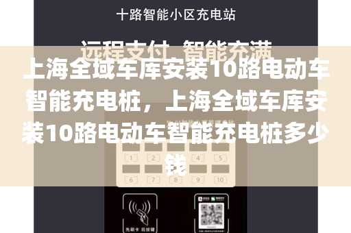 上海全域车库安装10路电动车智能充电桩，上海全域车库安装10路电动车智能充电桩多少钱