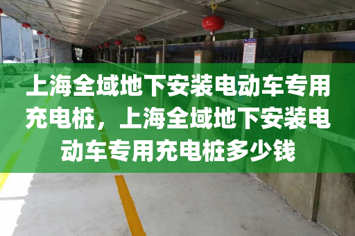 上海全域地下安装电动车专用充电桩，上海全域地下安装电动车专用充电桩多少钱