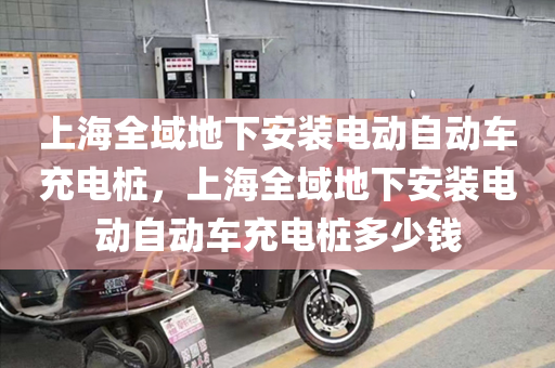 上海全域地下安装电动自动车充电桩，上海全域地下安装电动自动车充电桩多少钱