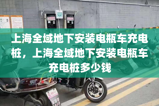 上海全域地下安装电瓶车充电桩，上海全域地下安装电瓶车充电桩多少钱