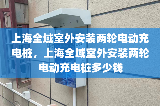 上海全域室外安装两轮电动充电桩，上海全域室外安装两轮电动充电桩多少钱