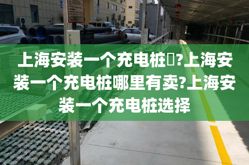 上海安装一个充电桩​?上海安装一个充电桩哪里有卖?上海安装一个充电桩选择