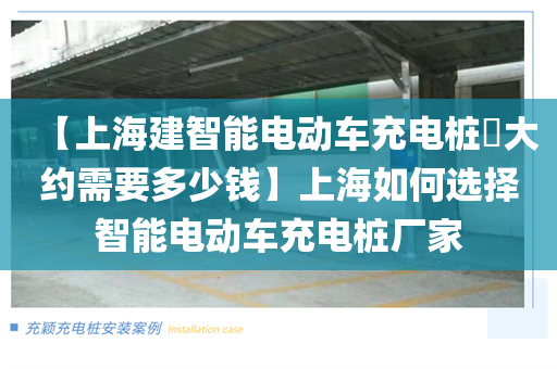 【上海建智能电动车充电桩​大约需要多少钱】上海如何选择智能电动车充电桩厂家