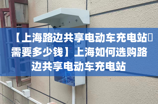 【上海路边共享电动车充电站​需要多少钱】上海如何选购路边共享电动车充电站